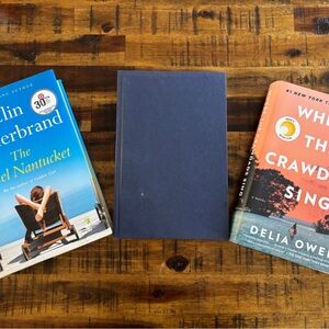 Three popular fiction mystery hard cover books